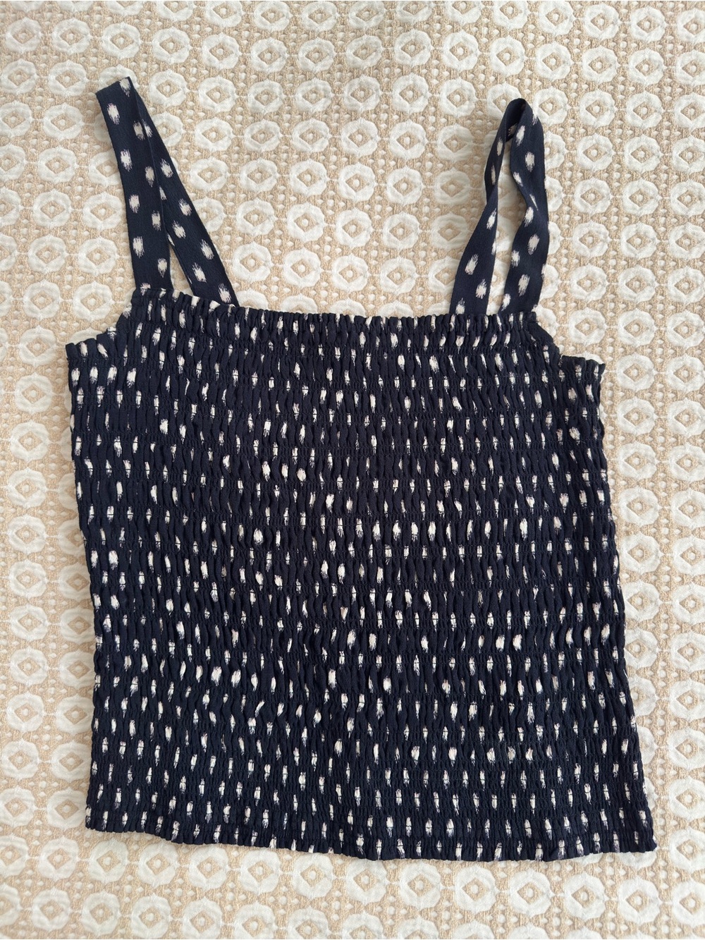 Madewell Smocked Smocked Tank Top